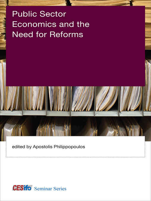 Title details for Public Sector Economics and the Need for Reforms by Apostolis Philippopoulos - Available